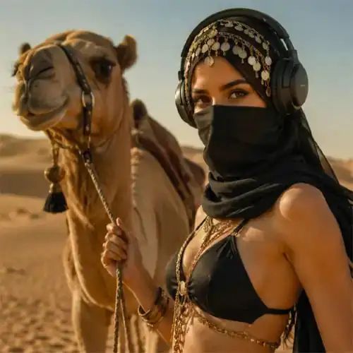 Desert Moon - Arabic Deep House 2026 🎧 Night Drive Music | HOOKVERSE