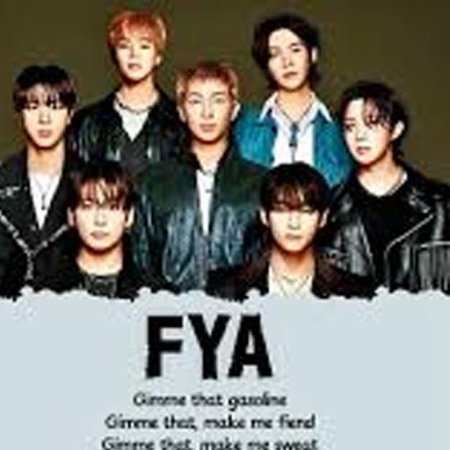FYA BTS Lyrics